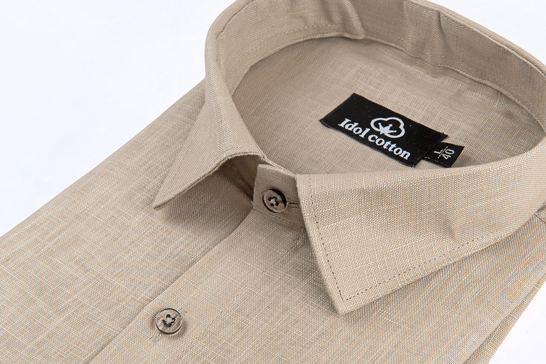 Chiku Foan Colour Blended Linen For Men