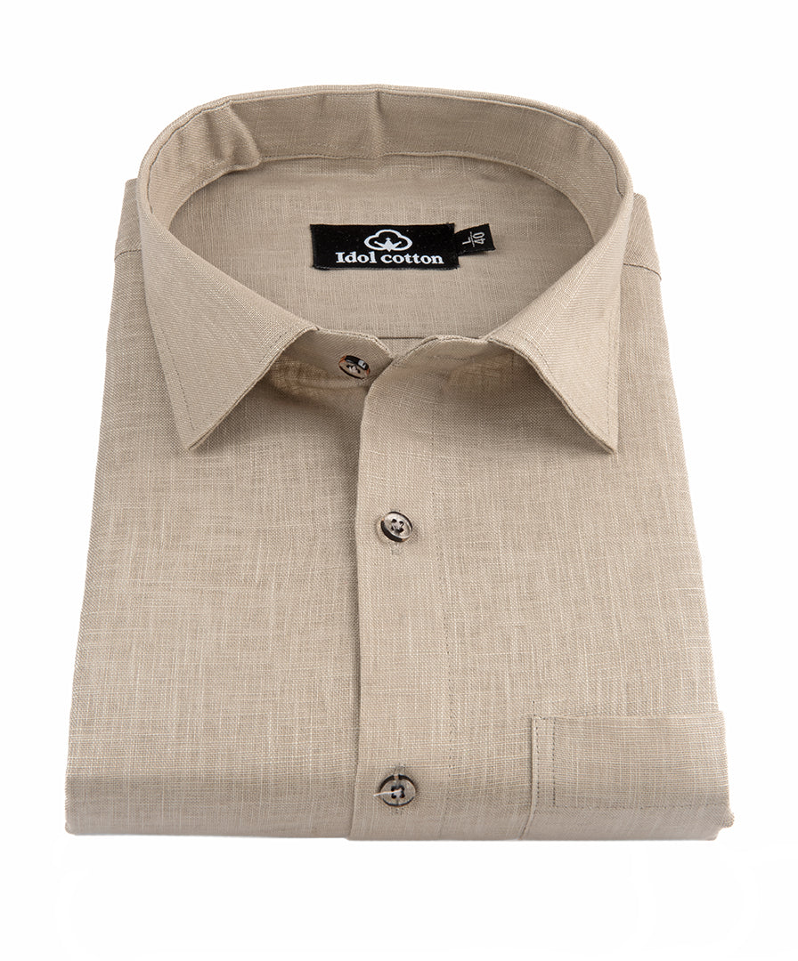 Chiku Foan Colour Blended Linen For Men