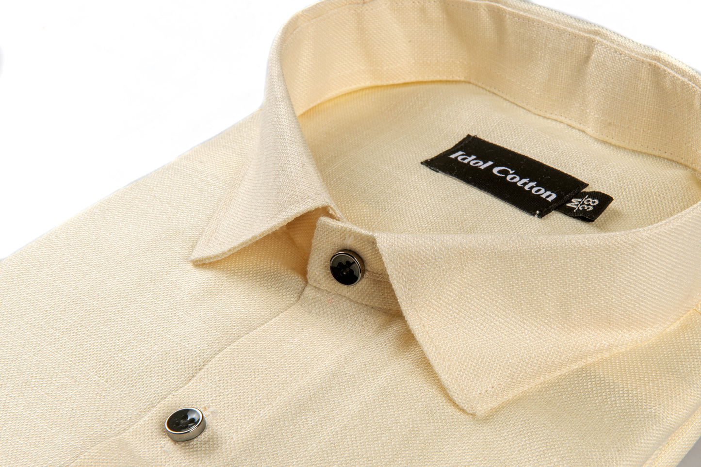 Linen Twill Slub Light Cream Colour