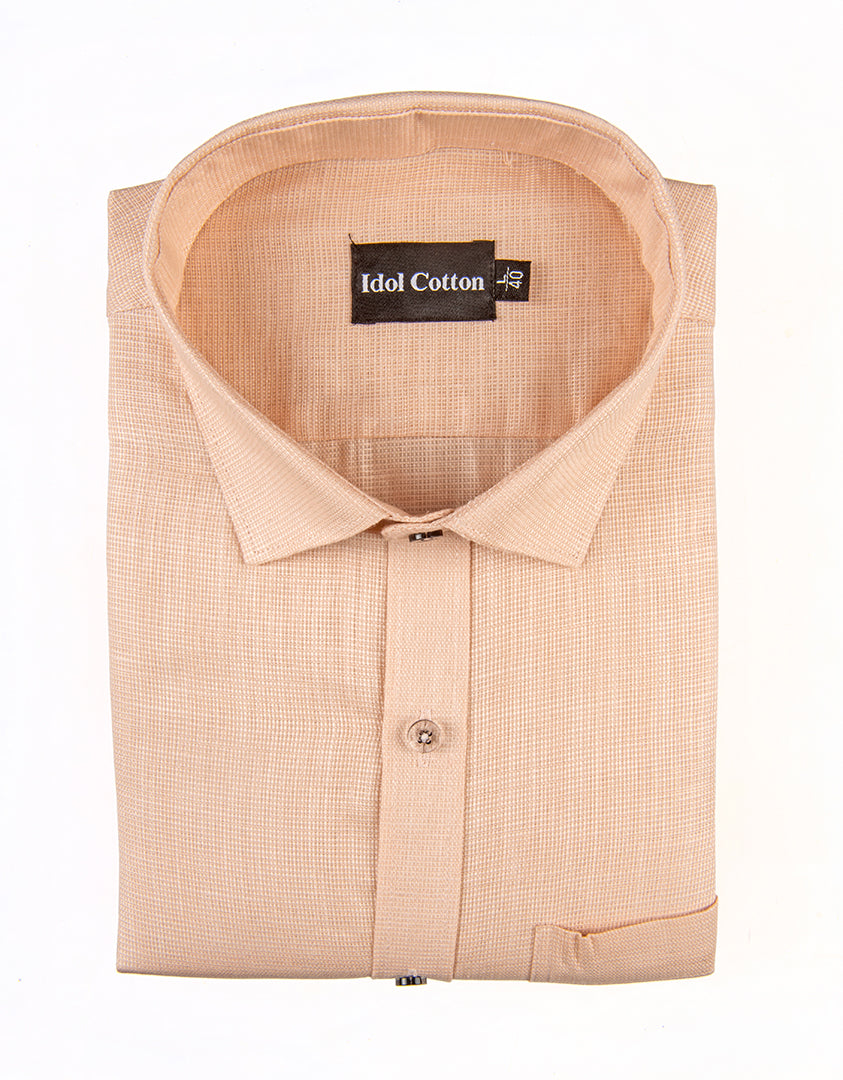 Italian Linen Light Orange Color