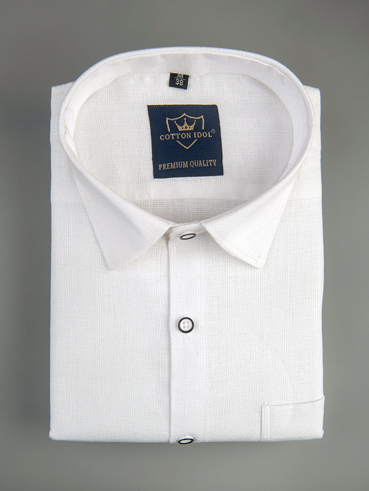 Belgium Linen Pure White
