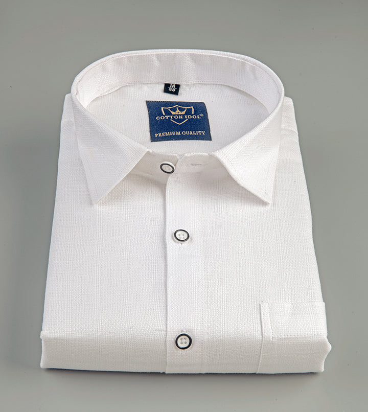 Belgium Linen Pure White