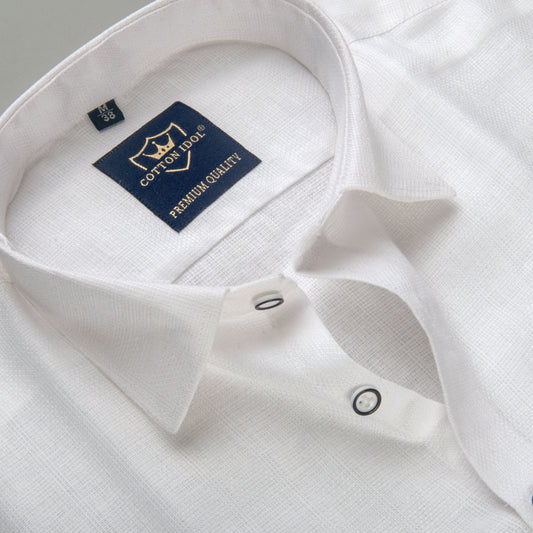 Belgium Linen Pure White