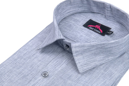 Cotton Linen Sky Blue Shirt for Men