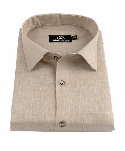 Chiku Foan Colour Blended Linen For Men