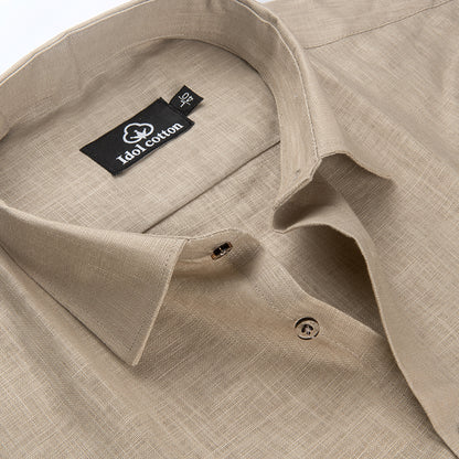Chiku Foan Colour Blended Linen For Men