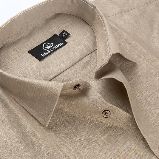 Chiku Foan Colour Blended Linen For Men