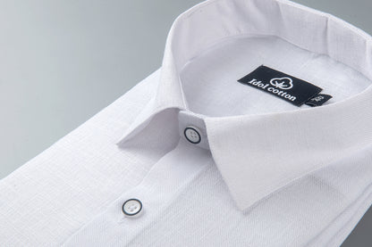 Natural Linen Pure White Shirt 