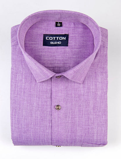 linen  purple color twill slub