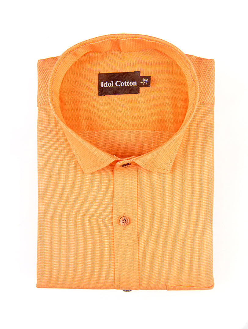 Italian Linen Orange Color 