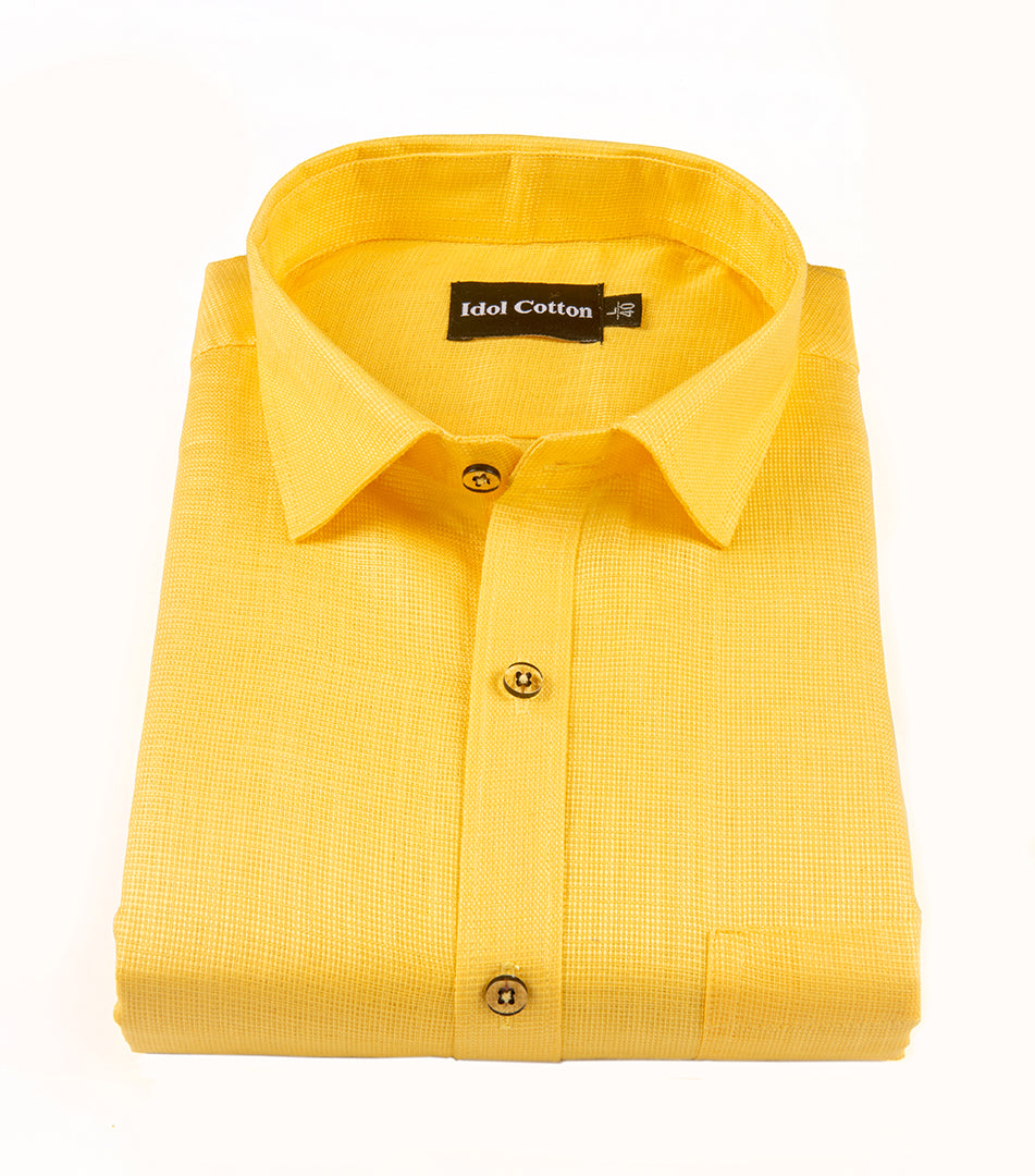 Italian Linen Yellow Colour