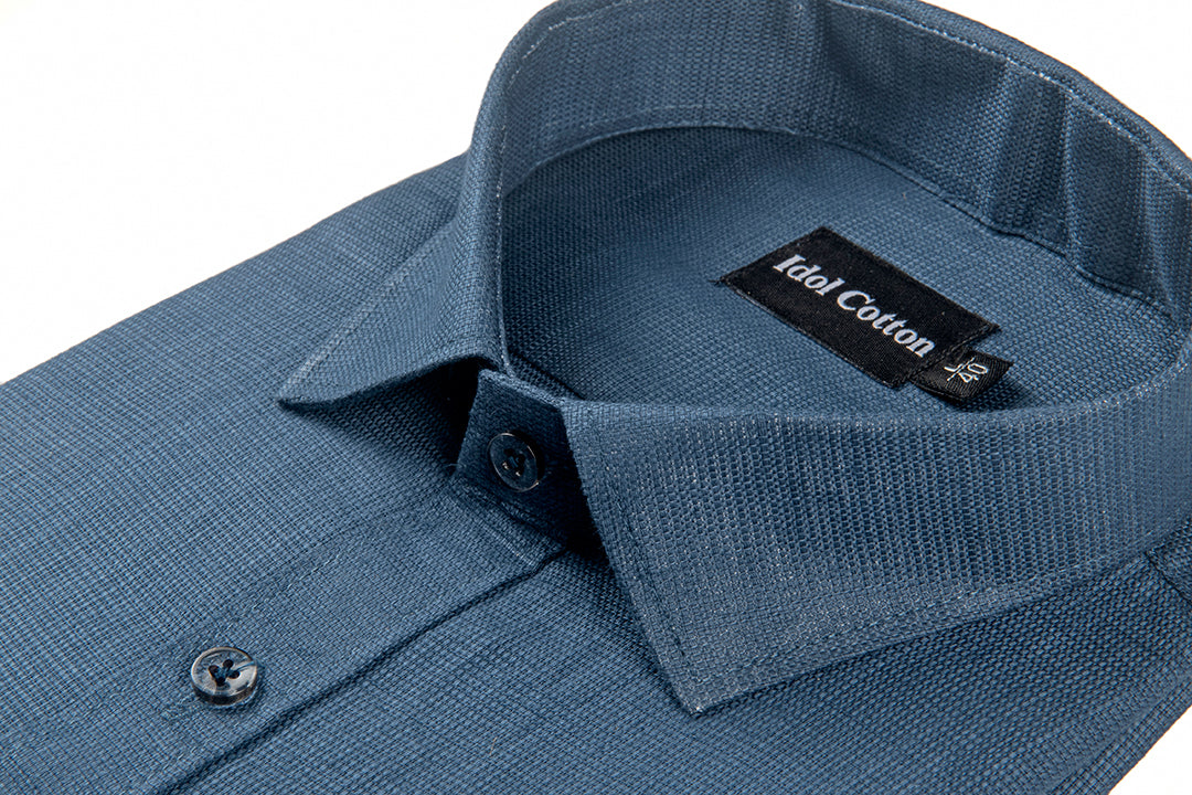 Italian Linen Nevi Blue Color
