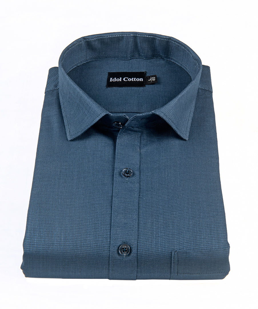 Italian Linen Nevi Blue Color
