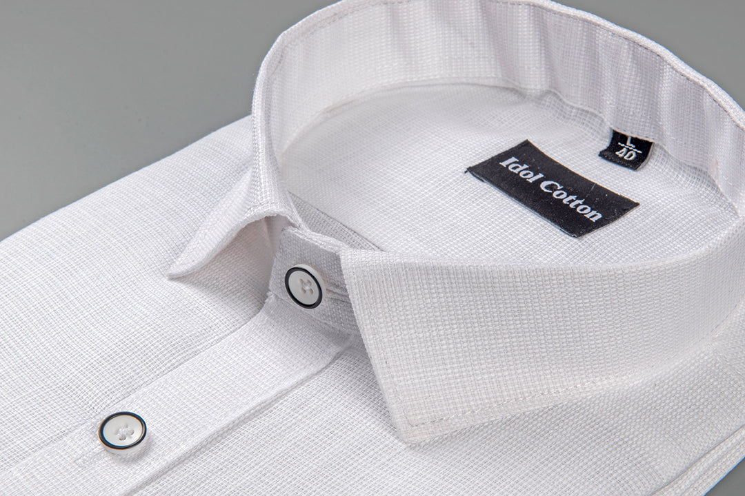 Italian Linen Pure White Colour