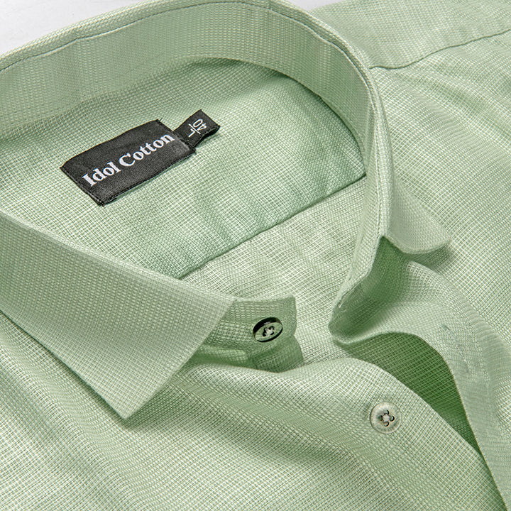 Italian Linen Light Green Colour
