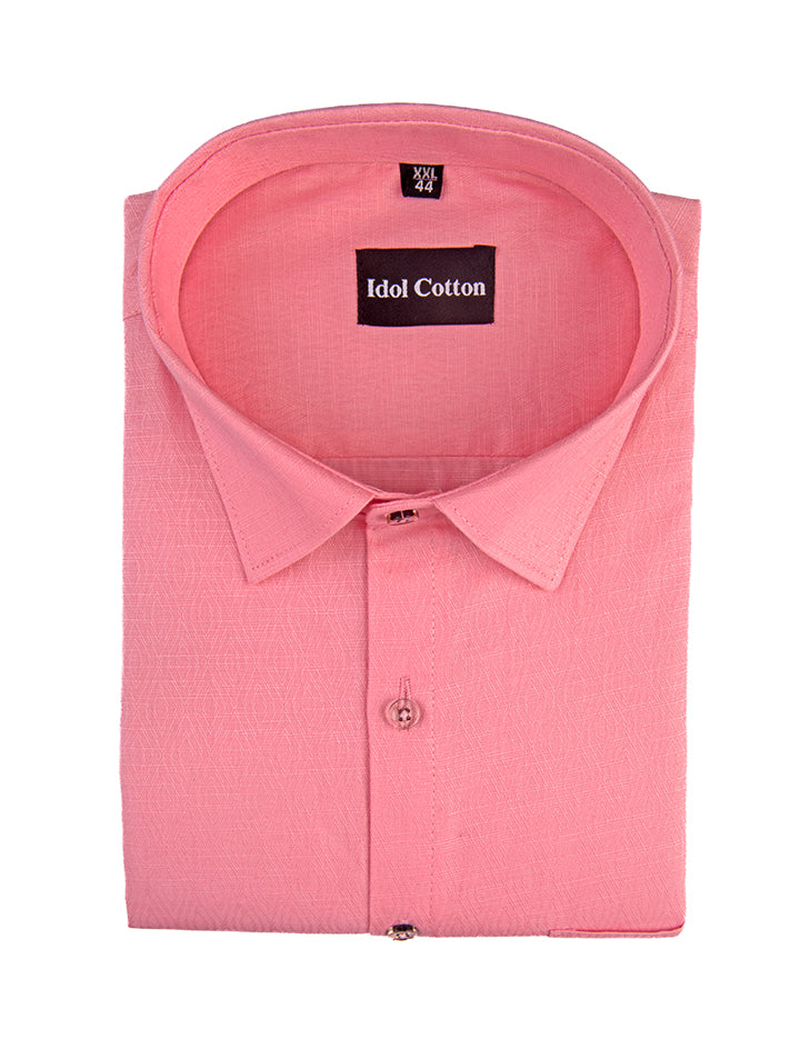 Pure Cotton Gloster Print Pink Color