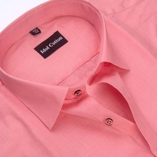 Pure Cotton Gloster Print Pink Color