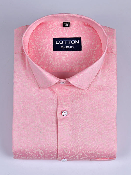 Google print cotton. Gajri pink texture 