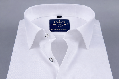 Pure white premiun cotton shirts for men