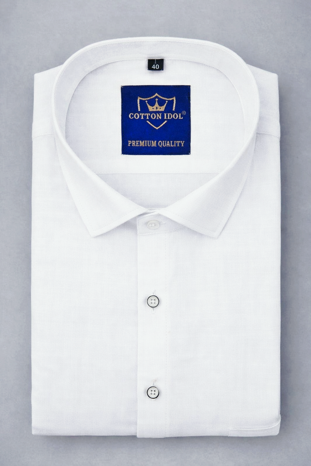 Pure white premiun cotton shirts for men