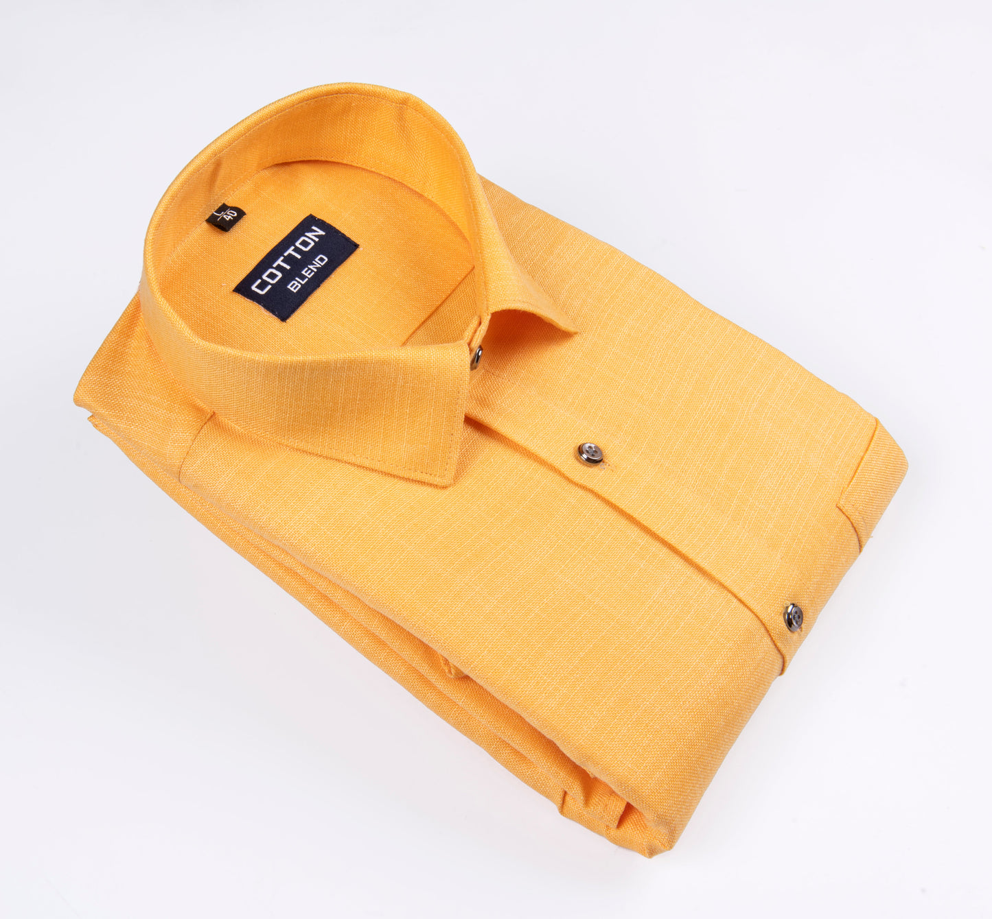 Linen Yellow Mango Colour Twill Slub