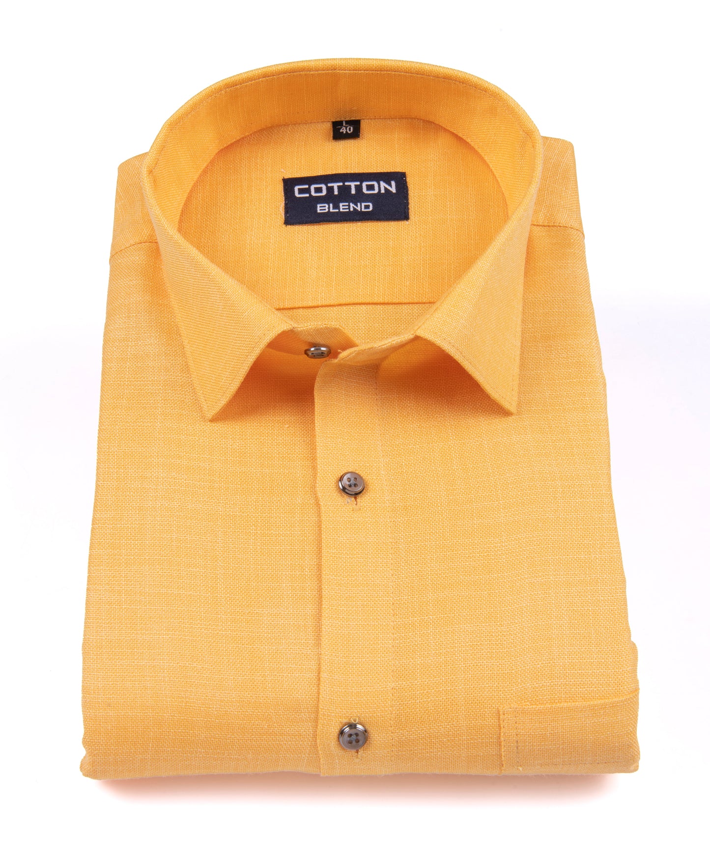 Linen Yellow Mango Colour Twill Slub