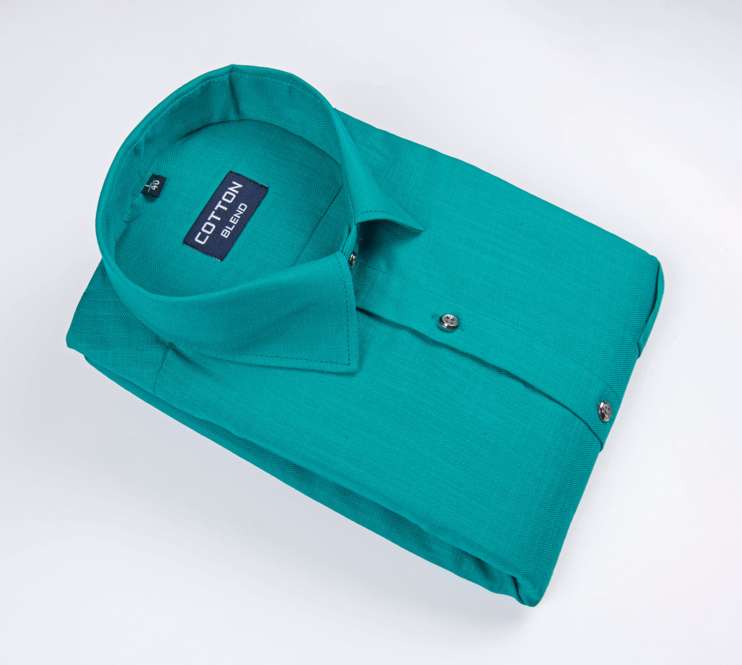 Linen Rama Green Twill Slub