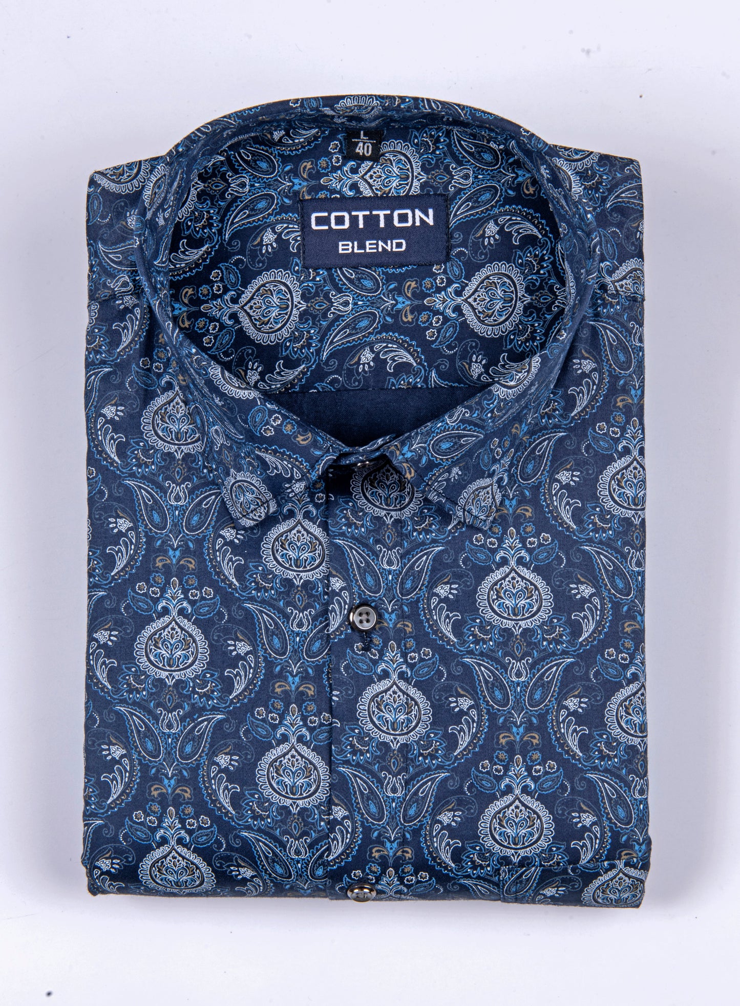 Navy Blue Colour Print New Dazain