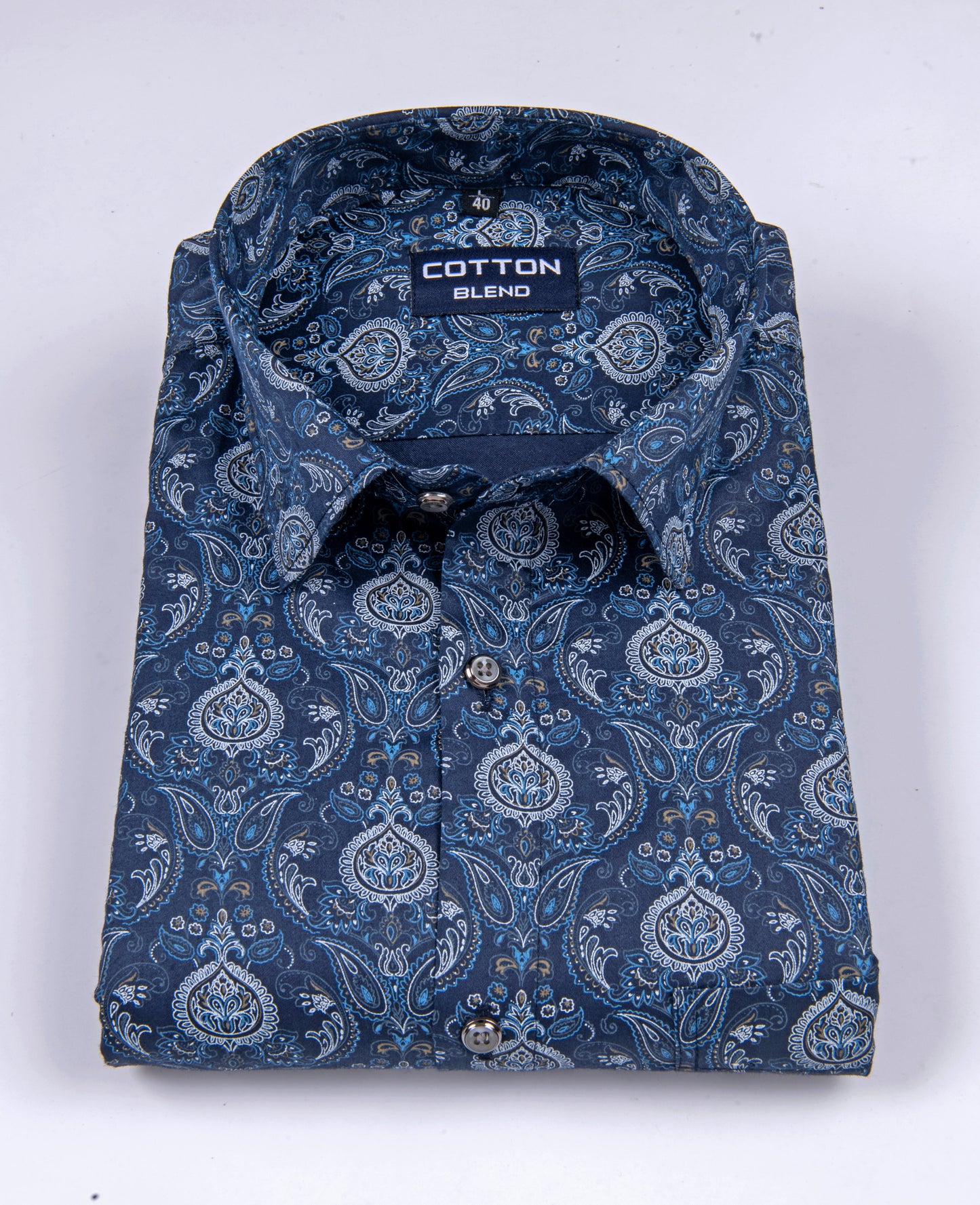 Navy Blue Colour Print New Dazain